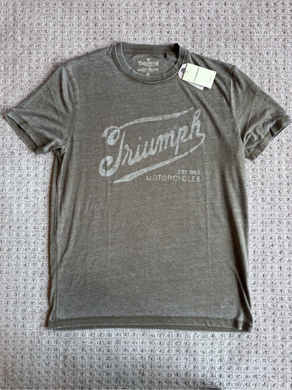 Triumph Grey Logo Short-Sleeve Tee
